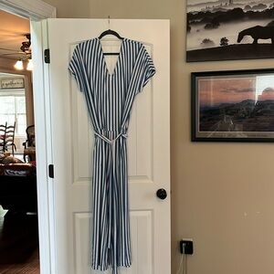 Playful Blue/white jumpsuit!